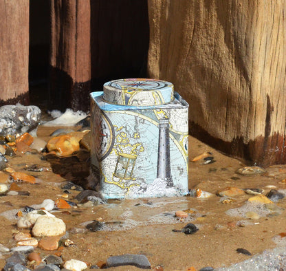 Adventure Design Tea Caddy Tin