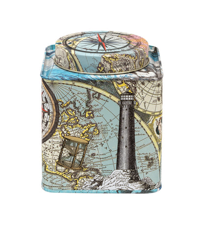 Adventure Design Tea Caddy Tin