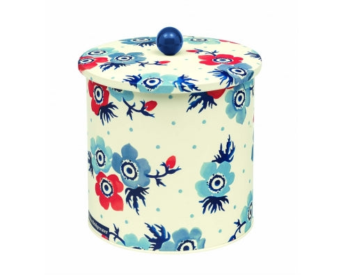 Anemone Biscuit Barrel Tin