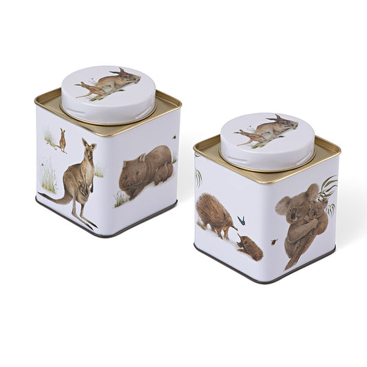 Australian Wildlife Small Tea Caddy - Animals