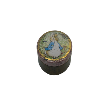 Peter Rabbit Drawn Oval Tin