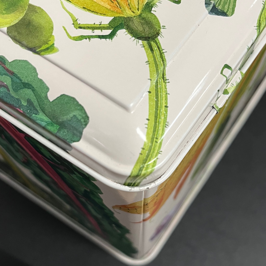 SLIGHTLY IMPERFECT - Emma Bridgewater Vegetable Garden Large Rectangle Caddy Tin