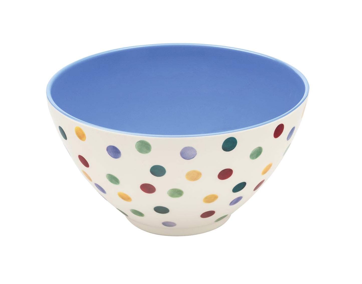 Polka Dot melamine large bowl