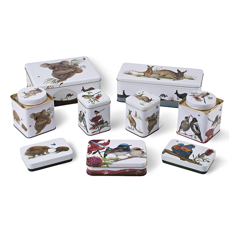 Australian Wildlife Small Tea Tin - Animals