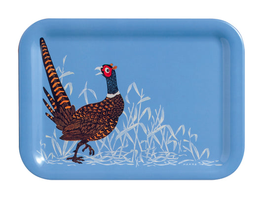 Pheasant medium melamine tray rectangle