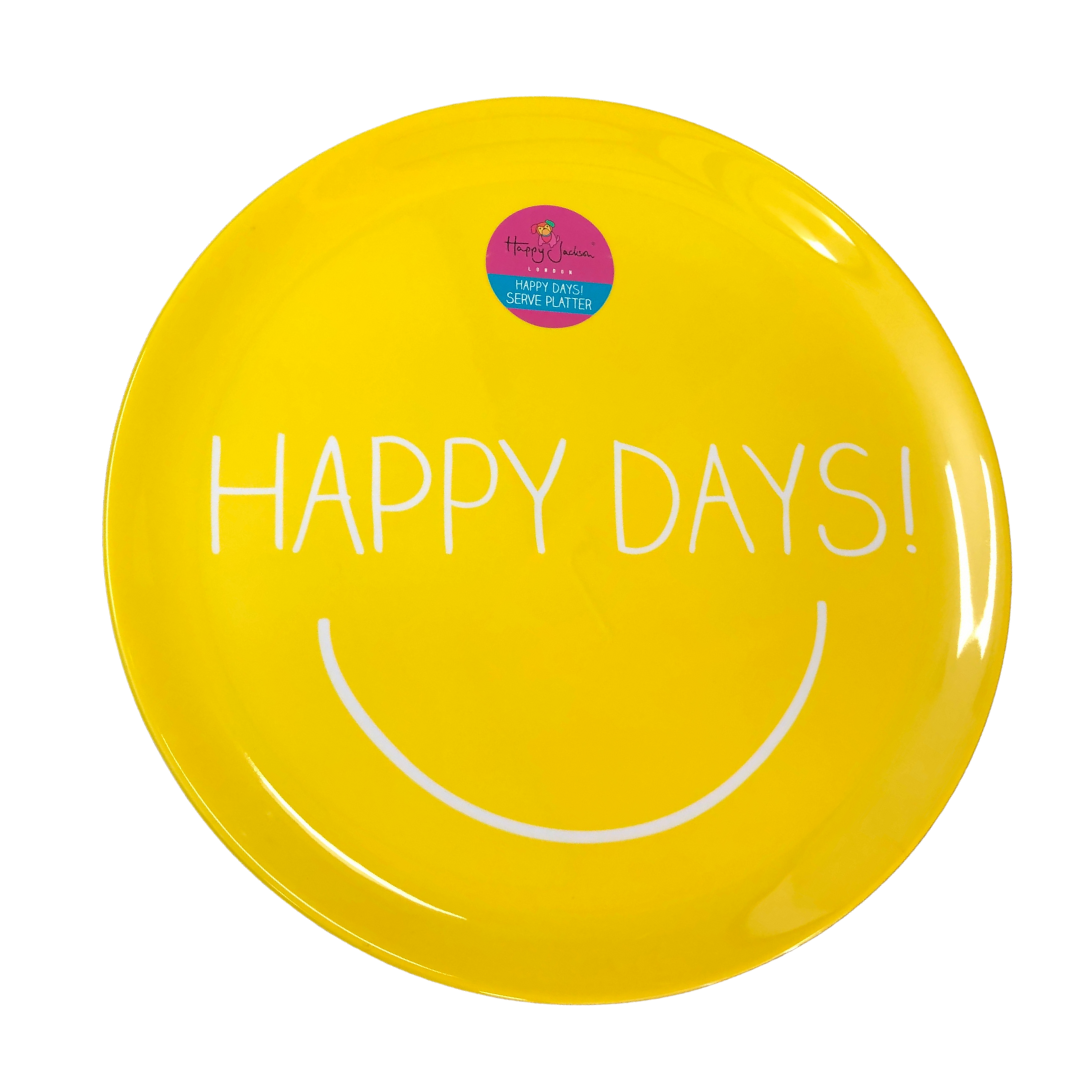 Happy Jackson Melamine Serving Plate