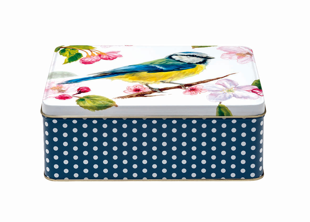 Jo Stockdale Bird Biscuit Tin