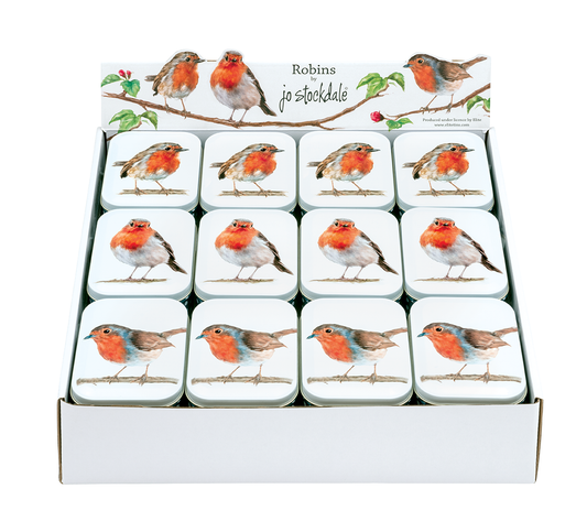 Jo Stockdale Little Rectangle Robin Tin