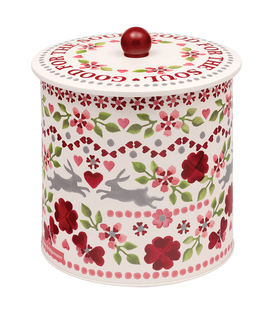 Emma Bridgewater Love Birds Biscuit Barrel Tin