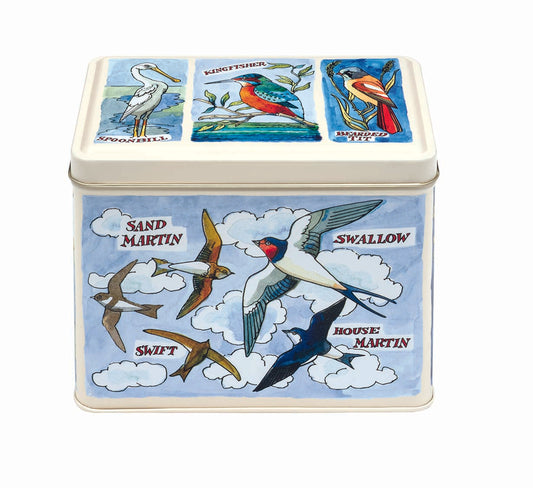 Bird Families Tall Rectangle Tin