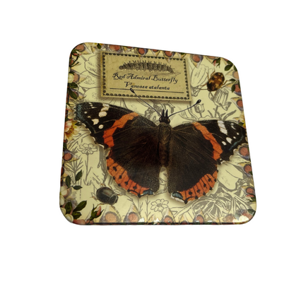 Vintage Butterfly Pocket Tin