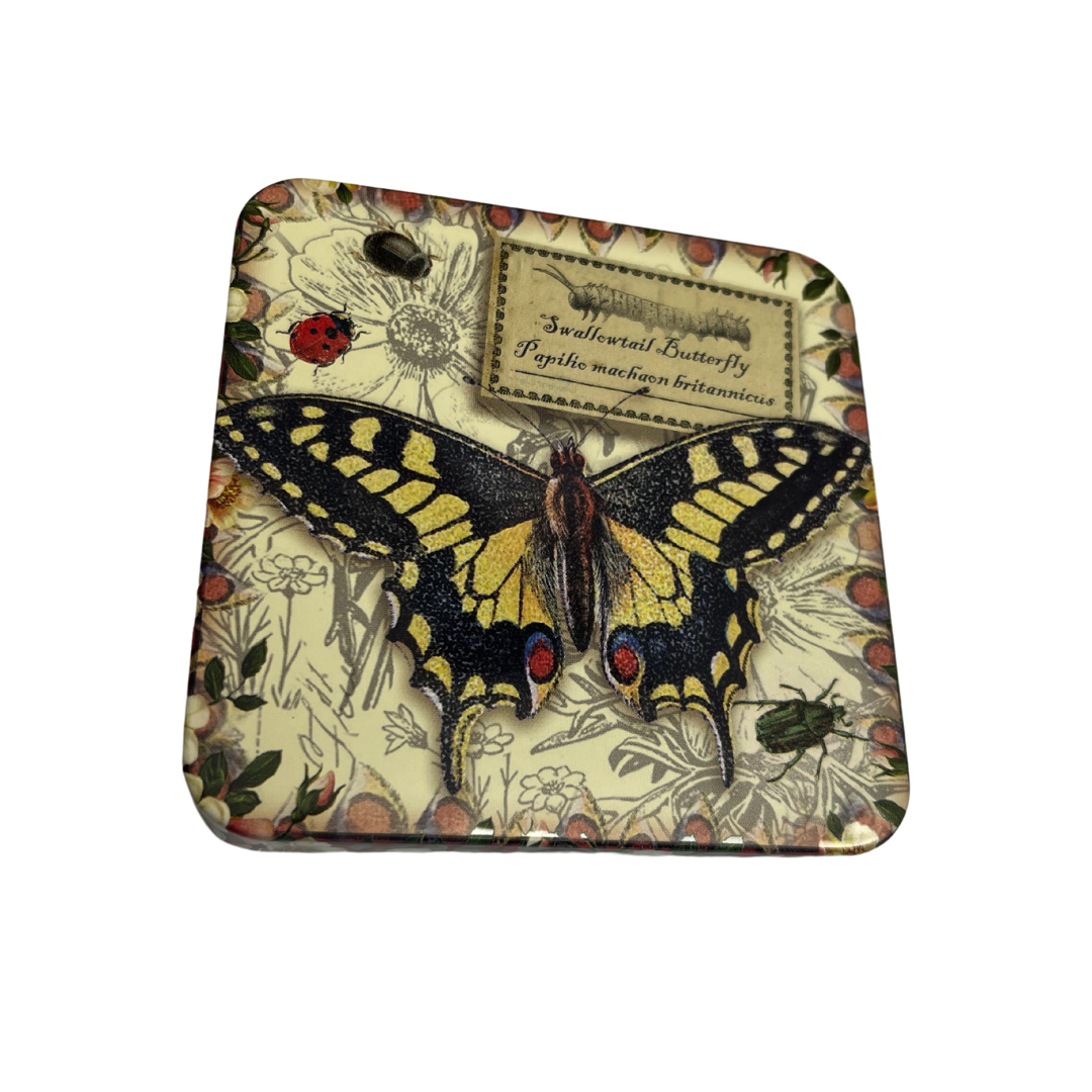 Vintage Butterfly Pocket Tin