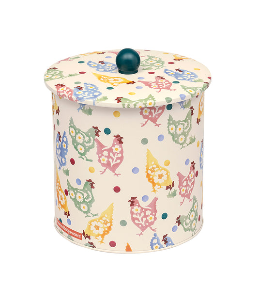 Emma Bridgewater Spring Chicken Biscuit Barrel Tin