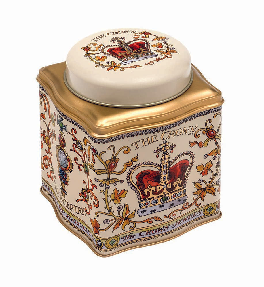 Emma Bridgewater Crown Jewels Tea Caddy Tin