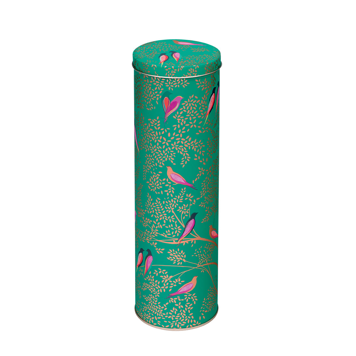 Sara Miller Green Birds Pasta/Wine Tin