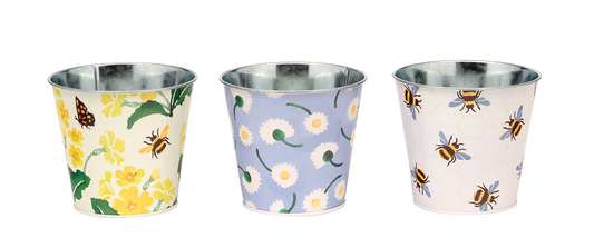 Emma Bridgewater Spring Plant Pot Tins Set Of 3