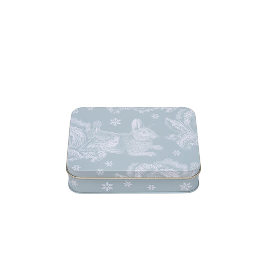 Thornback & Peel Winter Rabbit Small Rectangle Tin