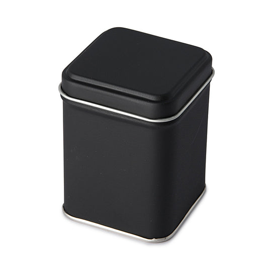 Matte Black Medium Square Tin